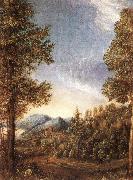 Albrecht Altdorfer Danube-landscape France oil painting artist